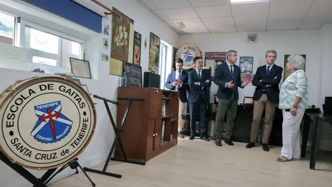 O titular do Goberno auton&oacute;mico, Alfonso Rueda, visita o Centro Galego de Santa Cruz de Tenerife, 21/05/26.