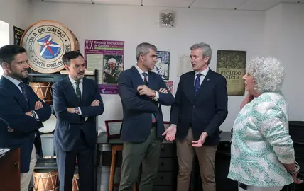O titular do Goberno auton&oacute;mico, Alfonso Rueda, visita o Centro Galego de Santa Cruz de Tenerife, 21/05/26.