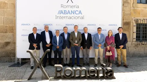 LEIRO (Ourense) 14,00 h.-            O presidente da Xunta, Alfonso Rueda, acompa&ntilde;ado do conselleiro de Emprego, Comercio e Emigraci&oacute;n, Jos&eacute; Gonz&aacute;lez, participar&aacute; na X Romer&iacute;a &ldquo;Abanca Internacional&rdquo;. No Eurostars M. Monasterio de San Clodio (R&uacute;a de San Clodio, s/n) Foto Xo&aacute;n Crespo