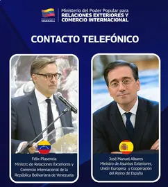 Contacto ministros Venezuela y España 2