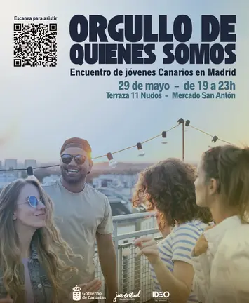 Cartel Encuentro jovenes Canarias