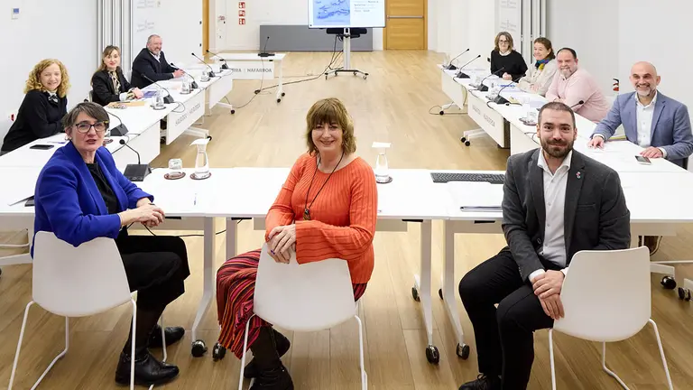 La vicepresidenta y consejera de Memoria y Convivencia, Acci&oacute;n Exterior y Euskera, Ana Ollo, participa en el Consejo de Comunidades Navarras en el Exterior. I&Ntilde;IGO ALZUGARAY / GOBIERNO DE NAVARRA