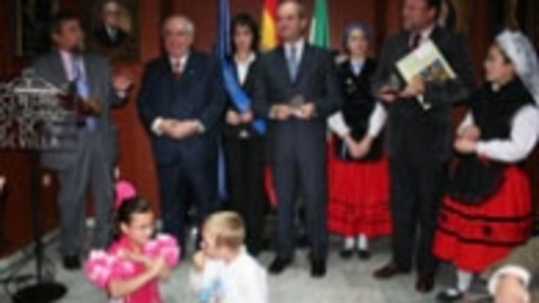 Areces y Chaves, en el Centro Asturiano.