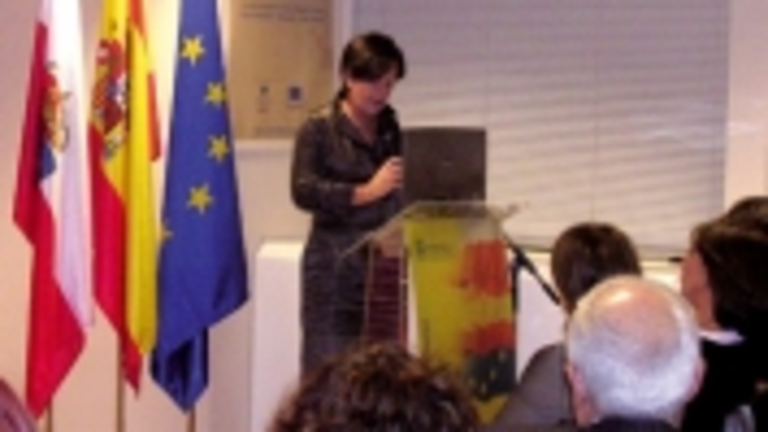 Gorostiaga, en el homenaje a García Calleja