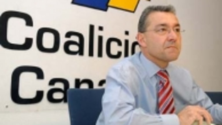 Paulino Rivero, presidente del Gobierno de Canarias.