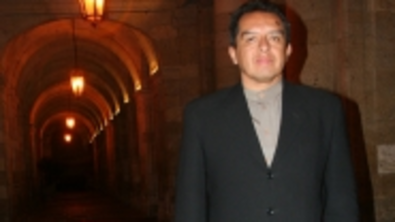 El mexicano Carlos Navarro, en Santiago.