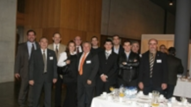 Los empresarios mexicanos en el Encontro.