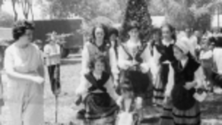 Un grupo de socios del Centro, en 1940.