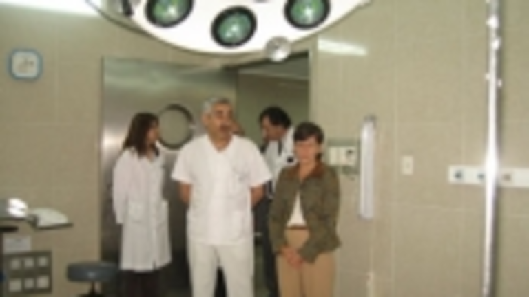 Rubio visita el Hospital en su &uacute;ltima visita a Argentina.