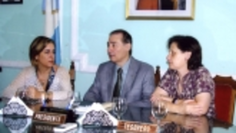 Ramos &ndash;a la dcha.&ndash;, en su reciente visita a Z&aacute;rate.