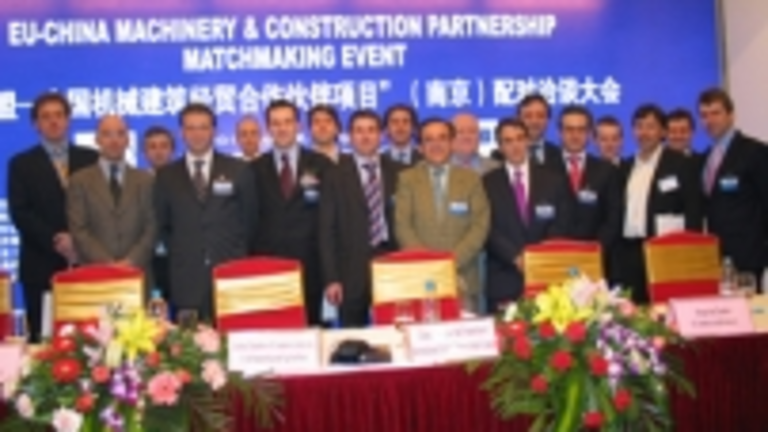 Los empresarios asturianos, tras uno de los encuentros llevados a cabo en China.