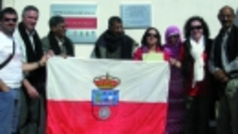 Imegen del acto de homenaje a José Félix García Calleja.