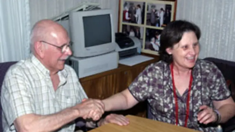  Venancio Blanco, con la consejera Ramos.