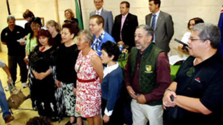  La familia neozelandesa Paniora en Valverde del Majano (Segovia).