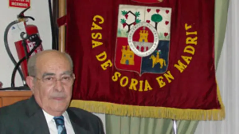  El autor en la Casa de Soria en Madrid.