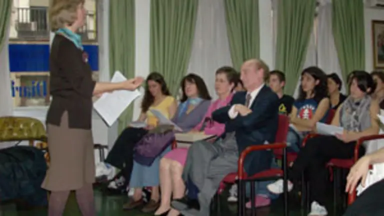  Un momento de las conferencias realizadas en la Casa de Soria en Madrid.