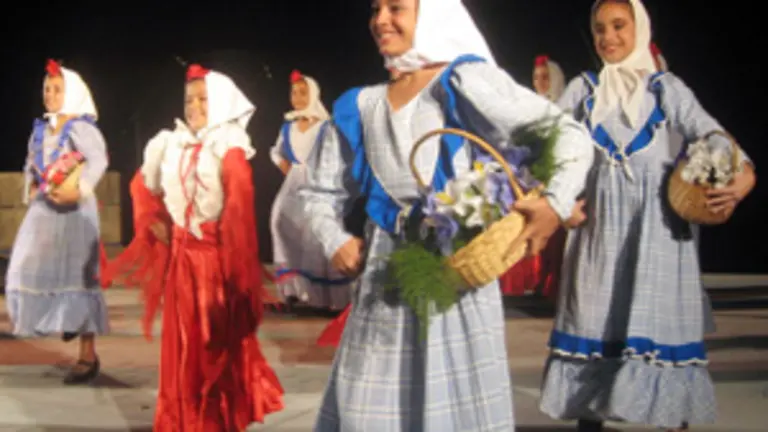  Las pequeñas madrileñas se ganaron el favor del publico en el Festival.