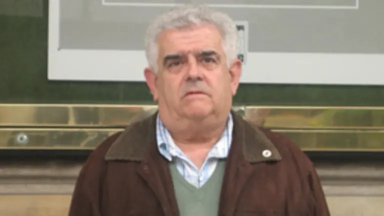  Horacio Casta&ntilde;o, presidente del Centro Asturiano de Rosario, en Argentina, durante su visita a Gij&oacute;n.