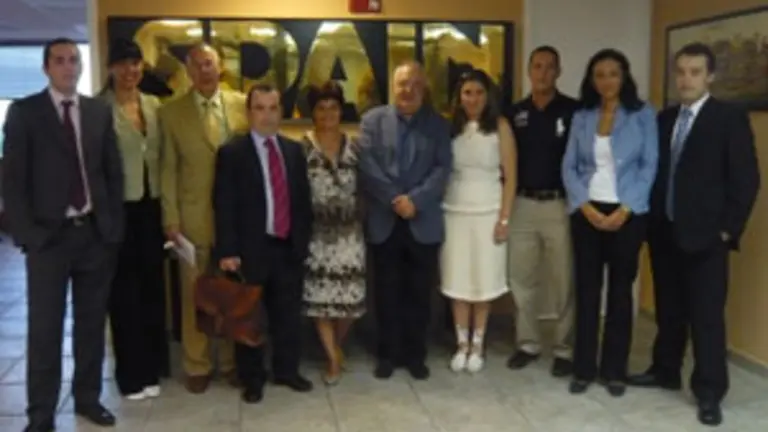  La delegaci&oacute;n asturiana que estuvo en Miami.