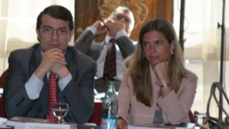  Victoria Cristóbal y el consejero castellanoleonés. 