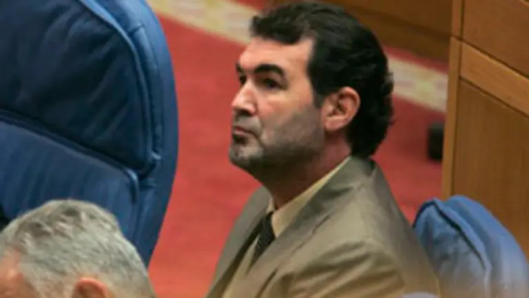  Quintana, durante la celebraci&oacute;n del Pleno extraordinario.