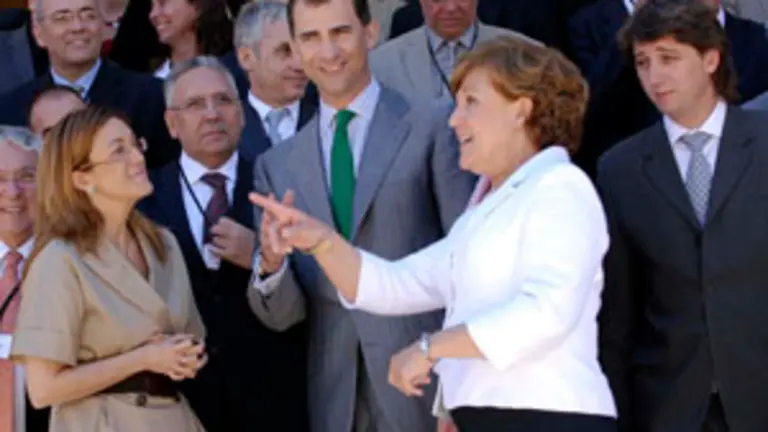  El Príncipe de Asturias acudió a la inauguración dei IV Encuentro de directores del Instituto Cervantes en Soria