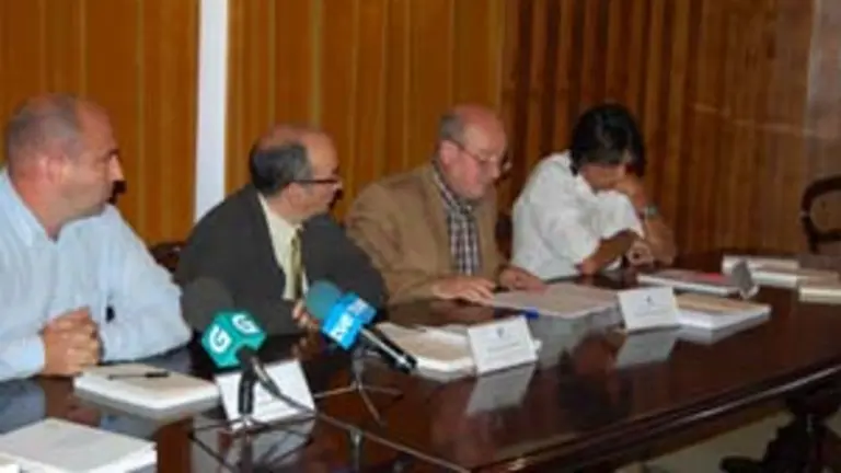  De izda. a dcha., Jos&eacute; Antonio Aldrey, Francisco Ram&oacute;n Dur&aacute;n, Manuel Lu&iacute;s Rodr&iacute;guez y Jes&uacute;s Gonz&aacute;lez.