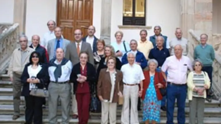  Foto de familia en la Diputación de Salamanca.
