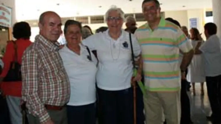  El viceconsejero de Seguridad, Valent&iacute;n Ruiz, durante una reciente visita a los asturianos de Venezuela.