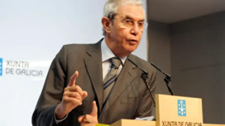   Touri&ntilde;o, en la rueda de prensa posterior al Consello de la Xunta del pasado jueves.