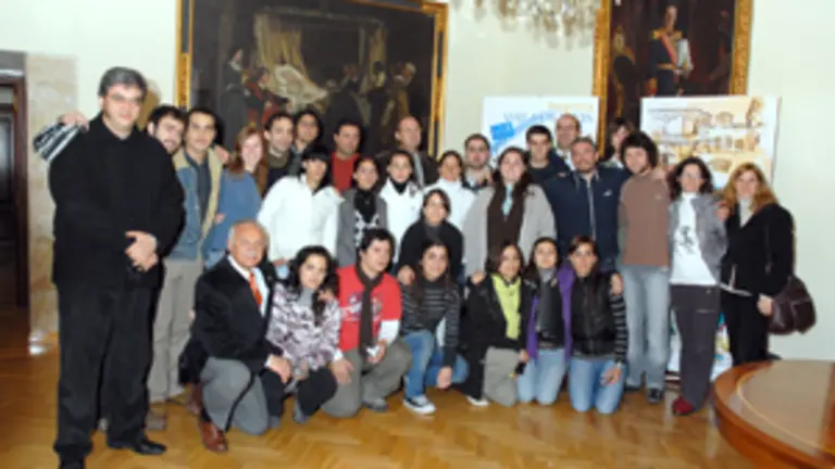  El grupo de jóvenes argentinos que ha visitado Salamanca en las últimas dos semanas.