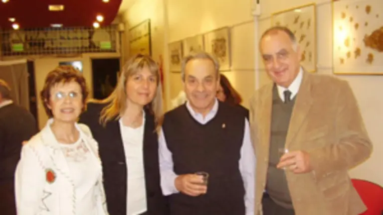 Algunos de los participantes en el festejo.