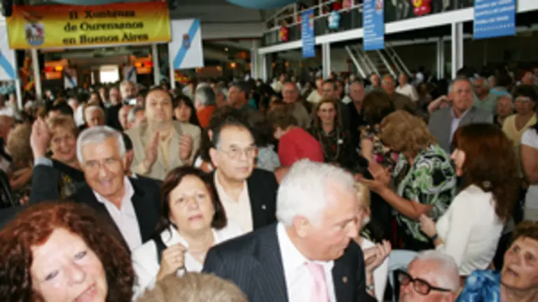 Jos&eacute; Luis Baltar, a su llegada al almuerzo que tuvo lugar en la Casa de Ourense de Buenos Aires.