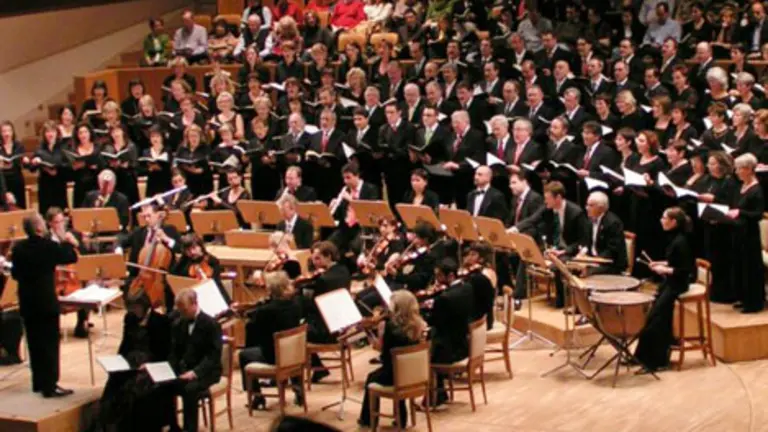  La Orquesta Filarmónica de Cámara Madrid-Berlín, durante su actuación en el acto de aniversario.