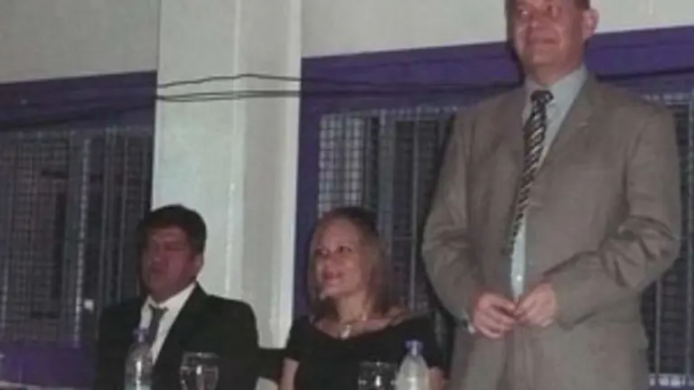  Parte del Jurado, entre el que figura el actual vicepresidente de la HGV, Antonio Pi&ntilde;&oacute;n Mart&iacute;n (de pie).