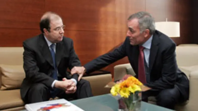  Herrera, con el embajador de España en Portugal, Alberto Navarro.