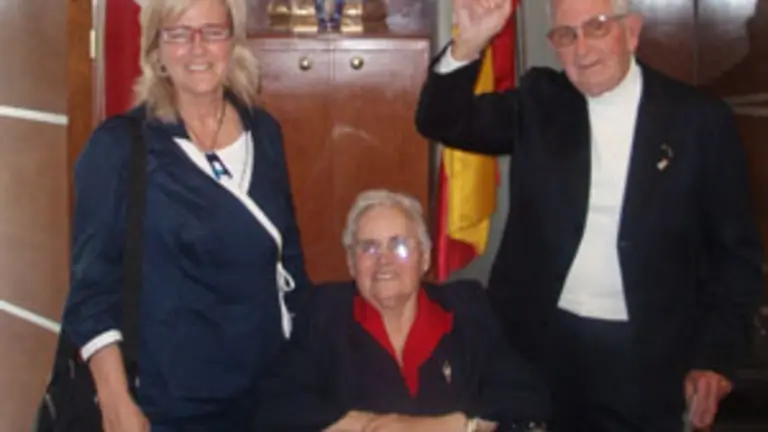  De izquierda a derecha, Charo G&oacute;mez Haces, Enedina Fern&aacute;ndez y Jos&eacute; Ram&oacute;n Gonz&aacute;lez, alias &lsquo;Monxu&rsquo;.