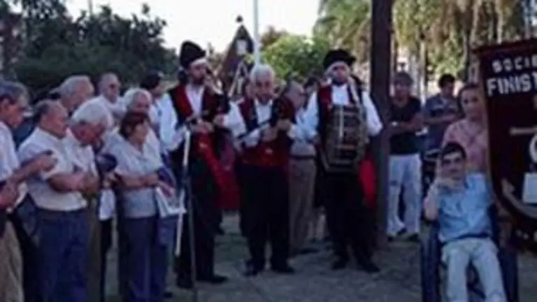 Un momento del acto de homenaje.