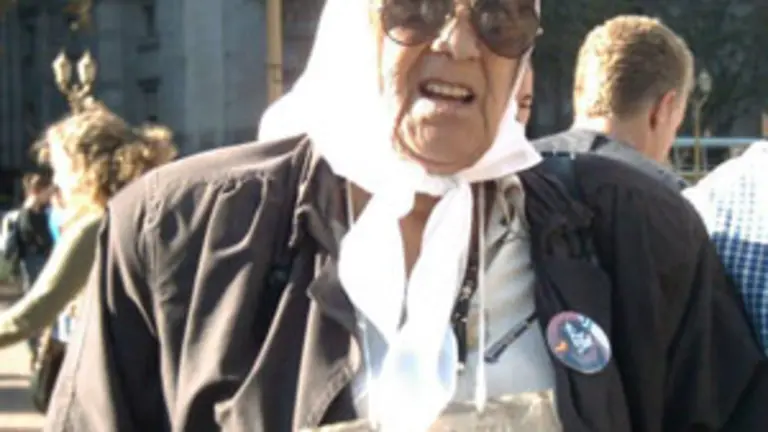  Dionisia L&oacute;pez, durante uno de sus actos reivindicativos.