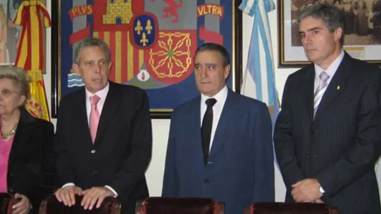  Un momento del acto celebrado en el Hospital Español de Buenos Aires.