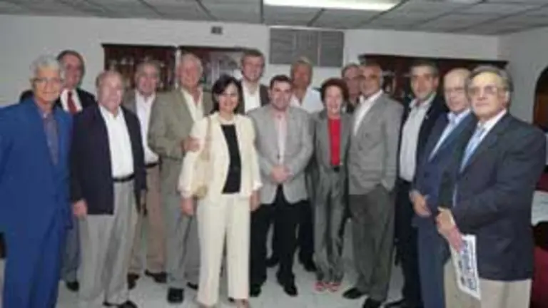 Rueda, Ruiz Rivas y parte de la Ejecutiva del PP en Venezuela.