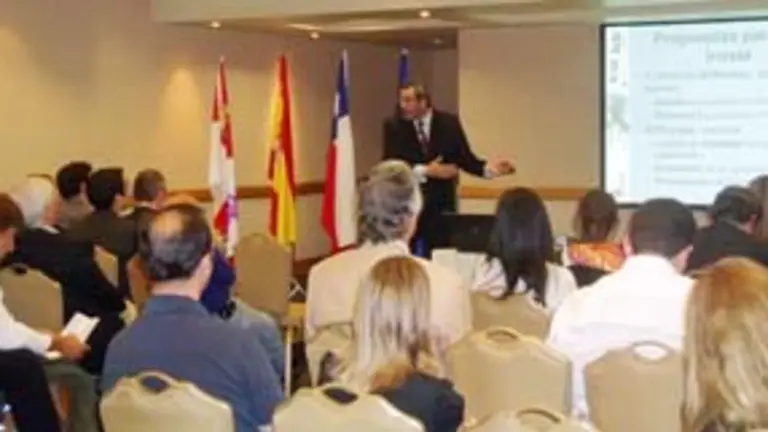  Un momento de la presentación en Chile.