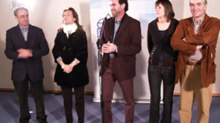  Anxo Quintana, junto a los cabezas de lista del BNG por las cuatro provincias.