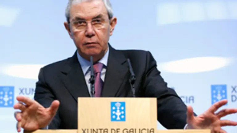  Touri&ntilde;o, en la rueda de prensa tras el Consello.