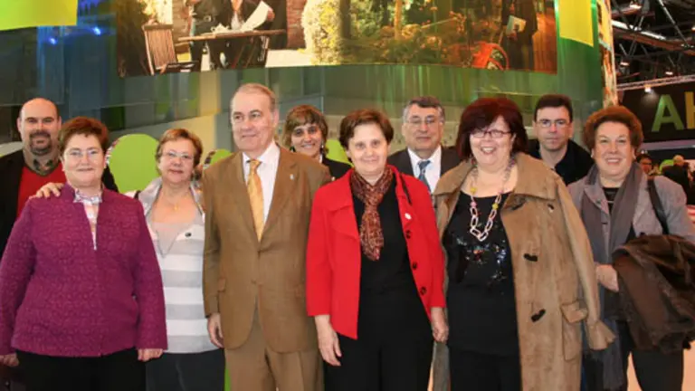 Ramos, Casas y los presidentes y directivos de los Centros Asturianos de la Comunidad de Madrid.