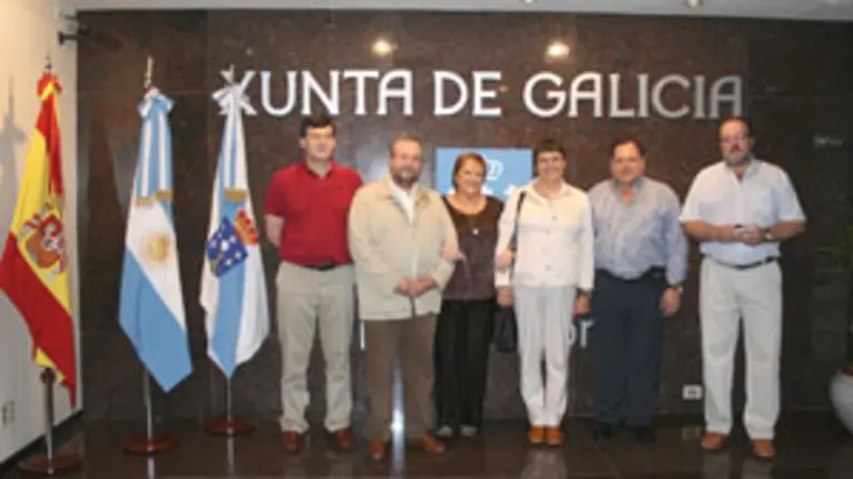  L&oacute;pez Orozco, en la sede de la Xunta en Buenos Aires.