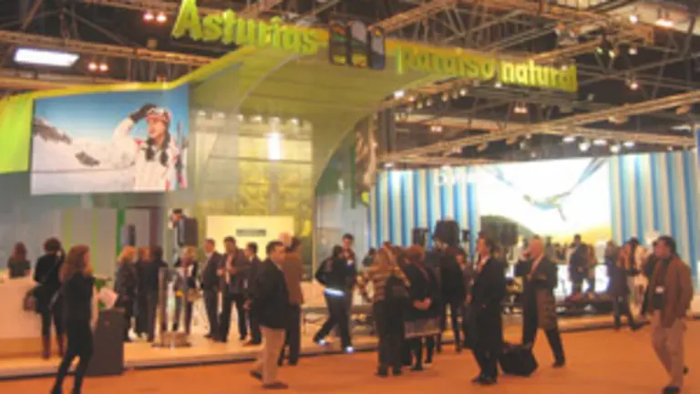  El estand de Asturias en Fitur fue uno de los m&aacute;s concurridos durante el certamen.