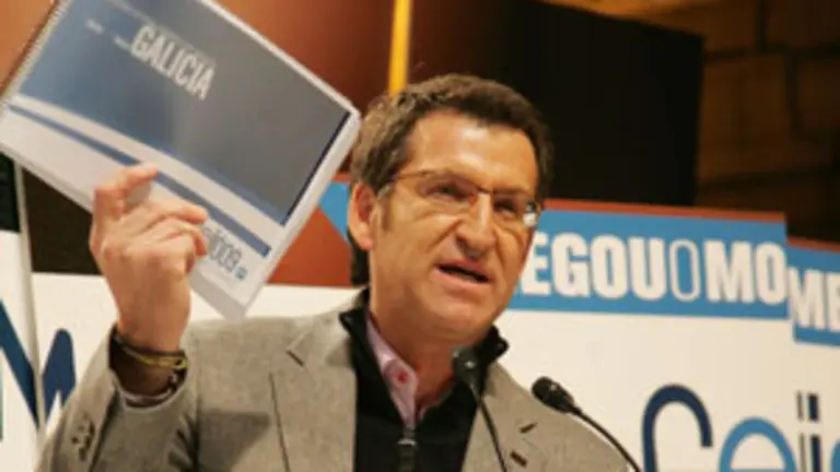 Alberto N&uacute;&ntilde;ez pide el voto para &ldquo;oxigenar&rdquo; la vida pol&iacute;tica gallega.
