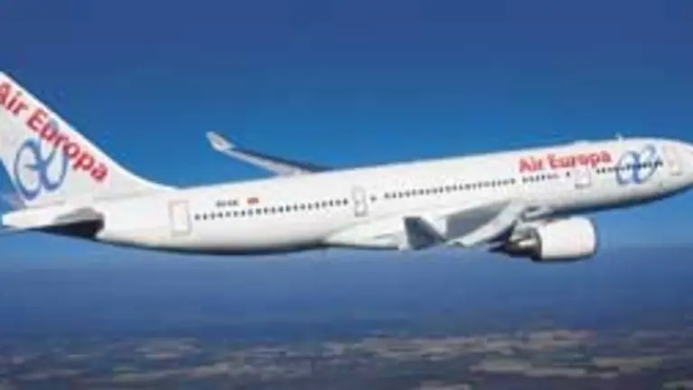  Un avión A330 de Air Europa en pleno vuelo.