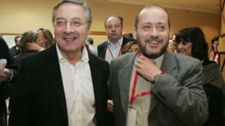  Jos&eacute; Blanco y Ricardo Varela, en el comit&eacute; nacional del pasado s&aacute;bado.